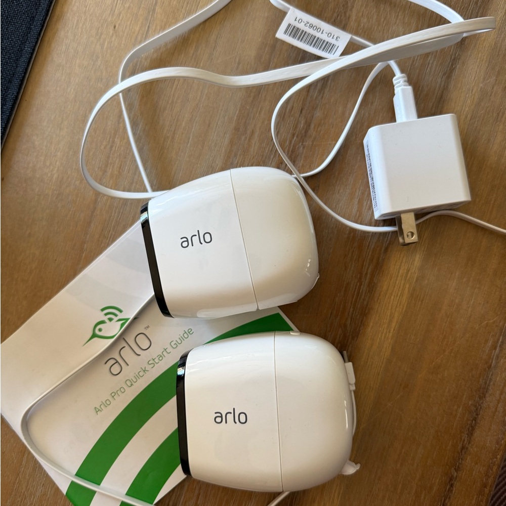 Arlo White Security Cameras